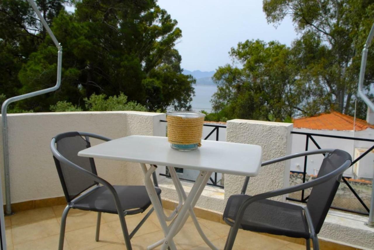Apartment With Sea View And Balcony 60M From Beach Aegina Exterior foto